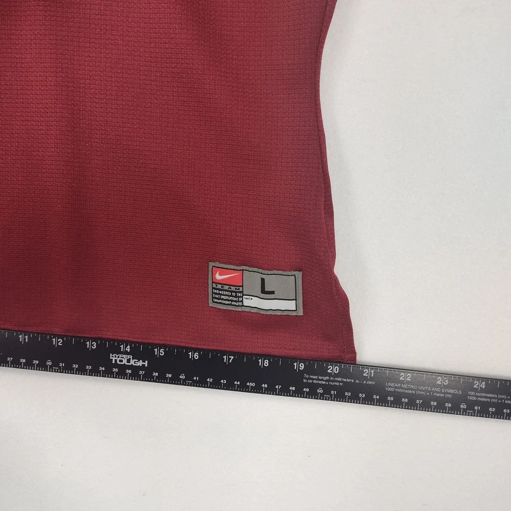 Nike Alabama Crimson Tide Jersey Womens Large Red 12 Football Top